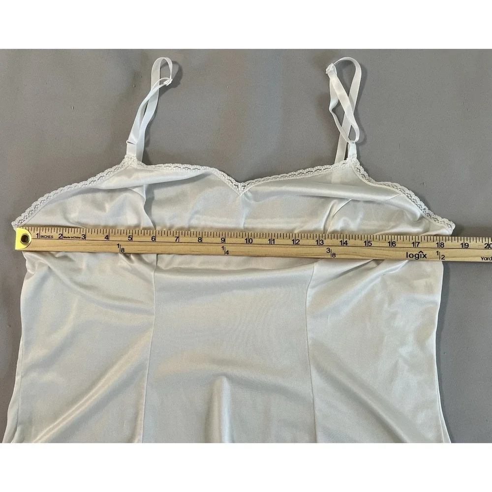 Vintage Vanity Fair Sleep‎ Top Sz 40/46 Women's White Y2K